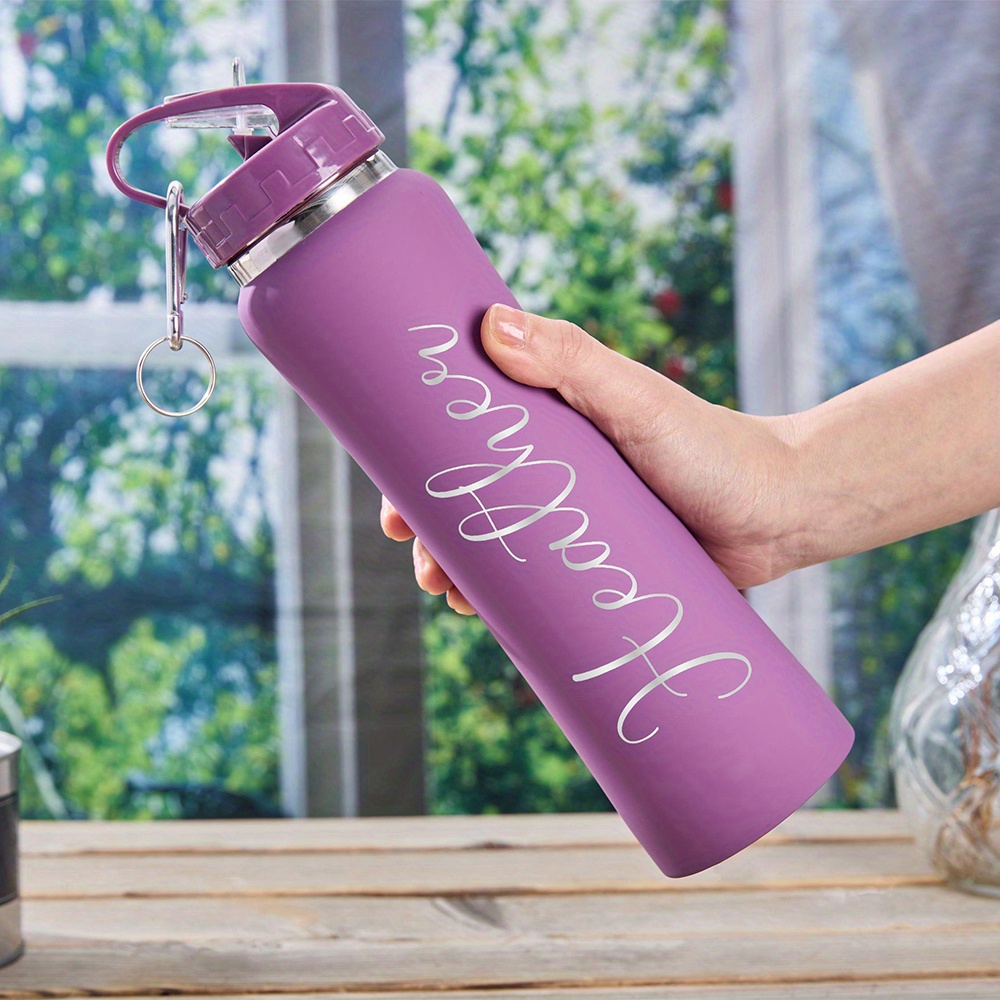 Sports Equipment Types - Bouteille d'eau en acier inoxydable personnalisable