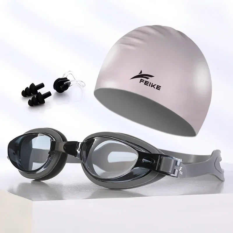 Swim Cap Silicone - 2025 myopie lunettes de natation bonnet