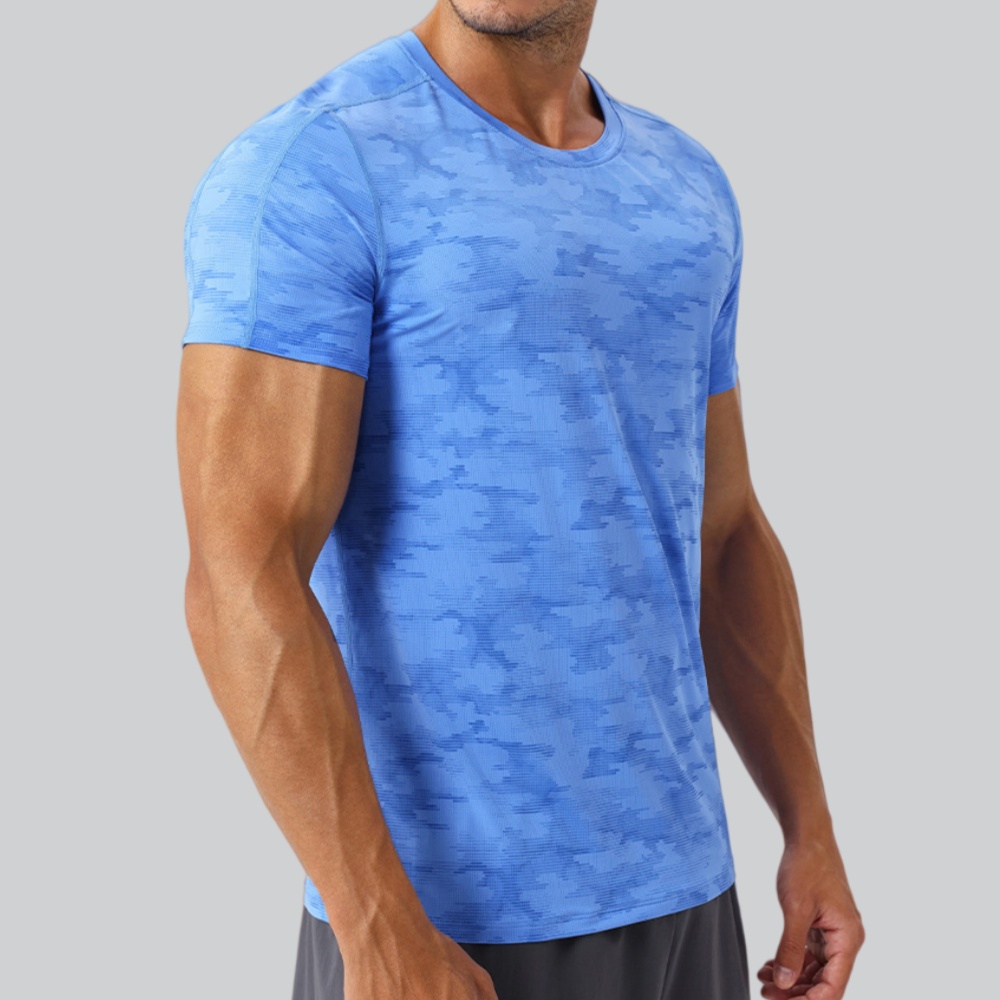 Sports Equipment Logos - T-shirt à col rond pour hommes,