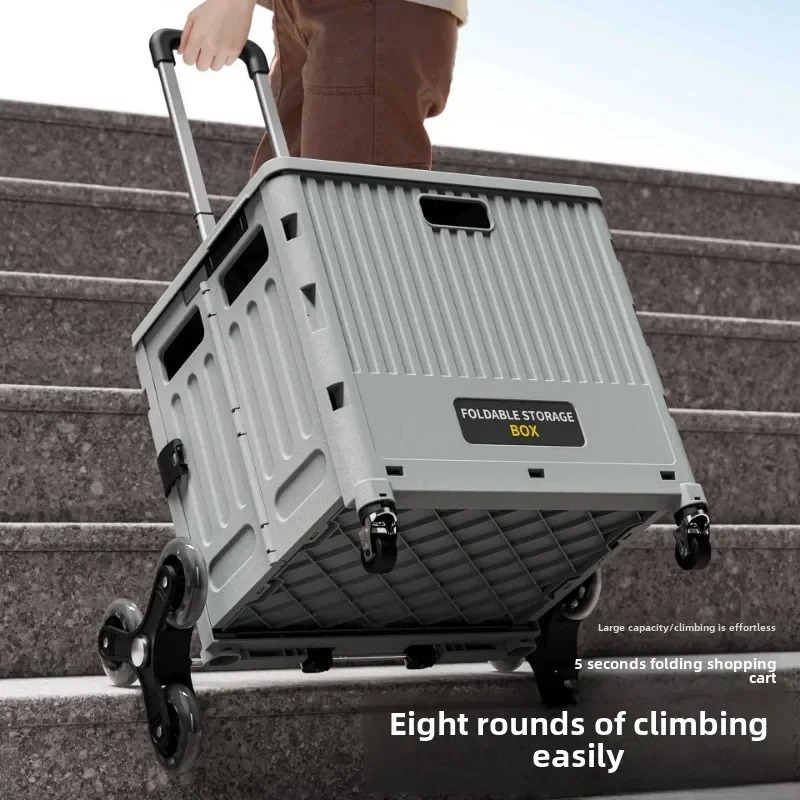 Sports Equipment Cart On Wheels - Chariot utilitaire pliable tout usage, transporteur