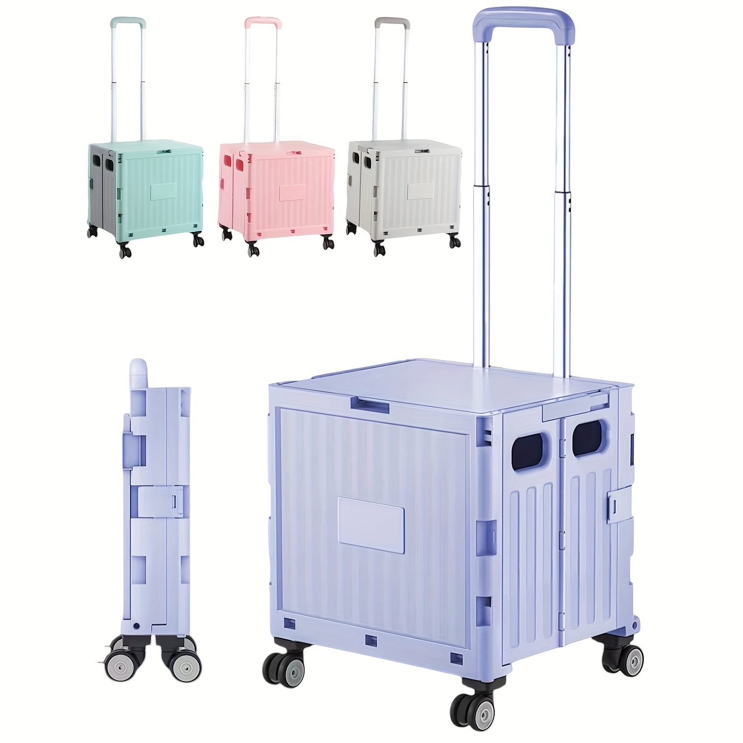 Sports Equipment Cart On Wheels - Chariot utilitaire pliable avec rotation à