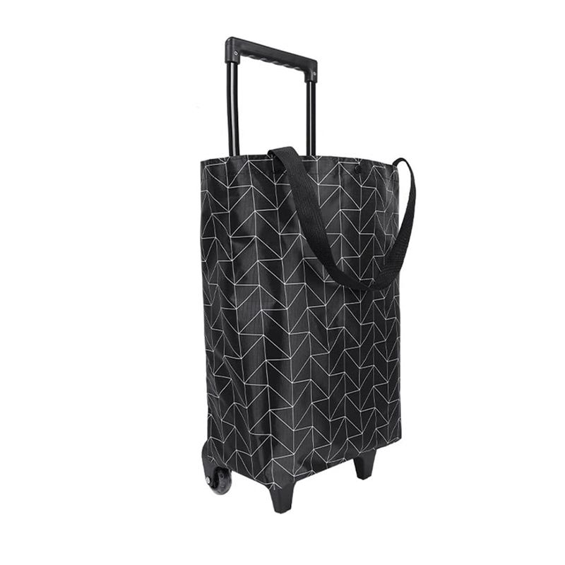 Sports Equipment Cart On Wheels - Chariot de courses pliable portable, petit