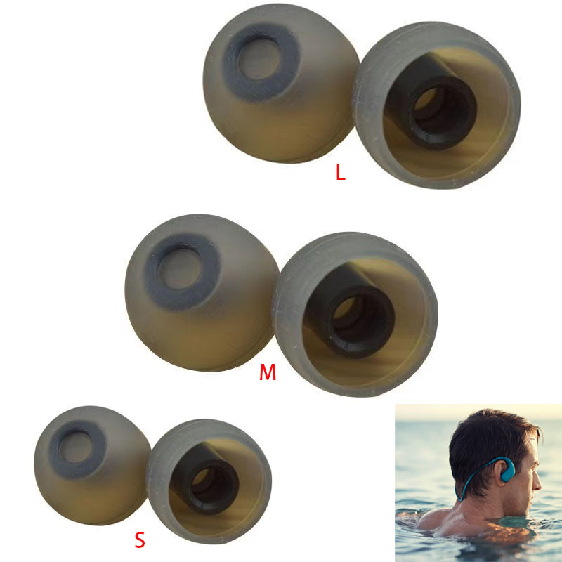 Swim Cap Silicone - Bouchons d'oreille étanches pour Sony, embouts