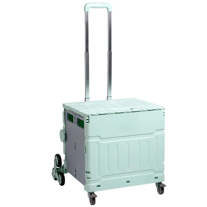 Sports Equipment Cart On Wheels - Chariot de courses pliable avec roues,