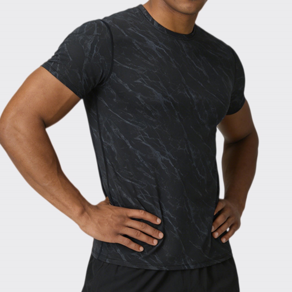Sports Equipment Logos - T-shirt de fitness à séchage rapide