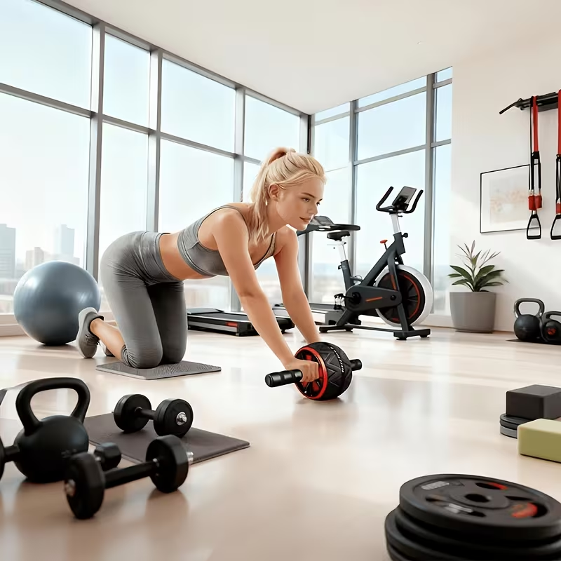 Roue abdominale et tapis de ge - Sports Equipment Near Me avis et prix