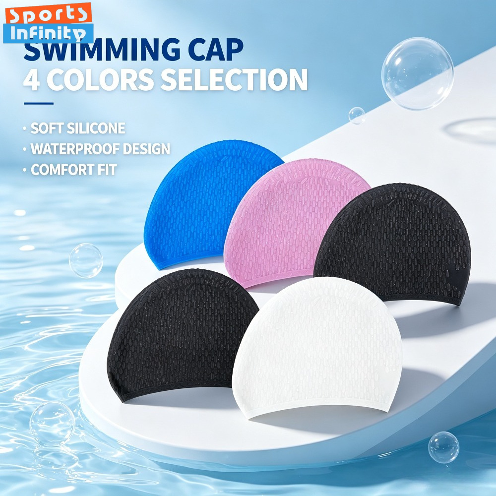 Bonnet de bain en silicone pou - Swim Cap Silicone avis et prix
