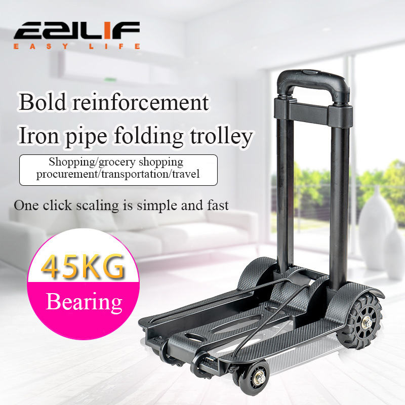 Chariot de courses pliable à 2 - Sports Equipment Cart On Wheels avis et prix