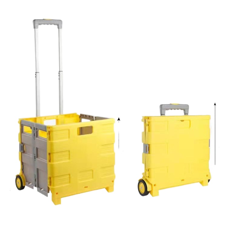 Chariot de courses pliable à d - Sports Equipment Cart On Wheels avis et prix