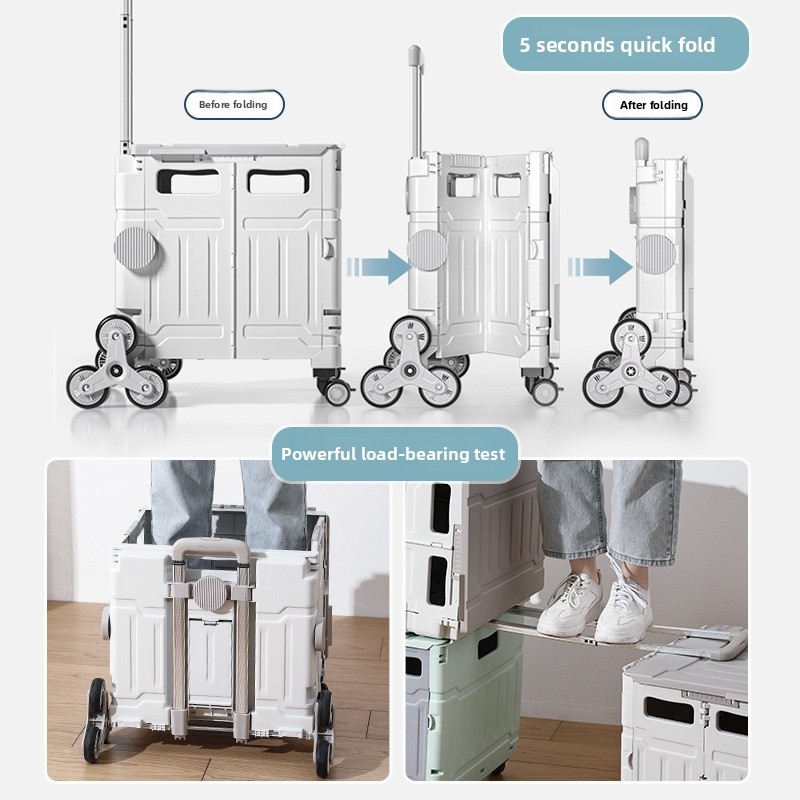 Chariot de courses pliable pou - Sports Equipment Cart On Wheels avis et prix